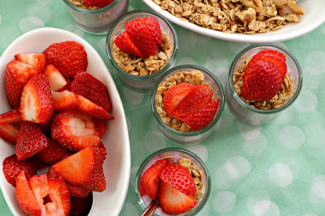 Mini Fruit & Yogurt Parfaits Kiss in the Kitchen