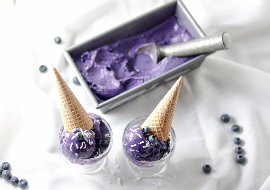 Vitamix blueberry shop ice cream