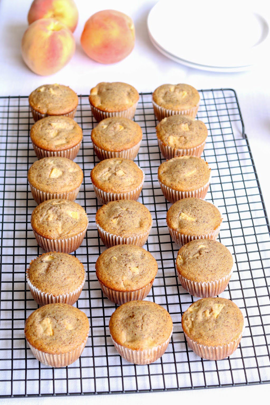 Easy GlutenFree Peach Muffins KISS in the Kitchen