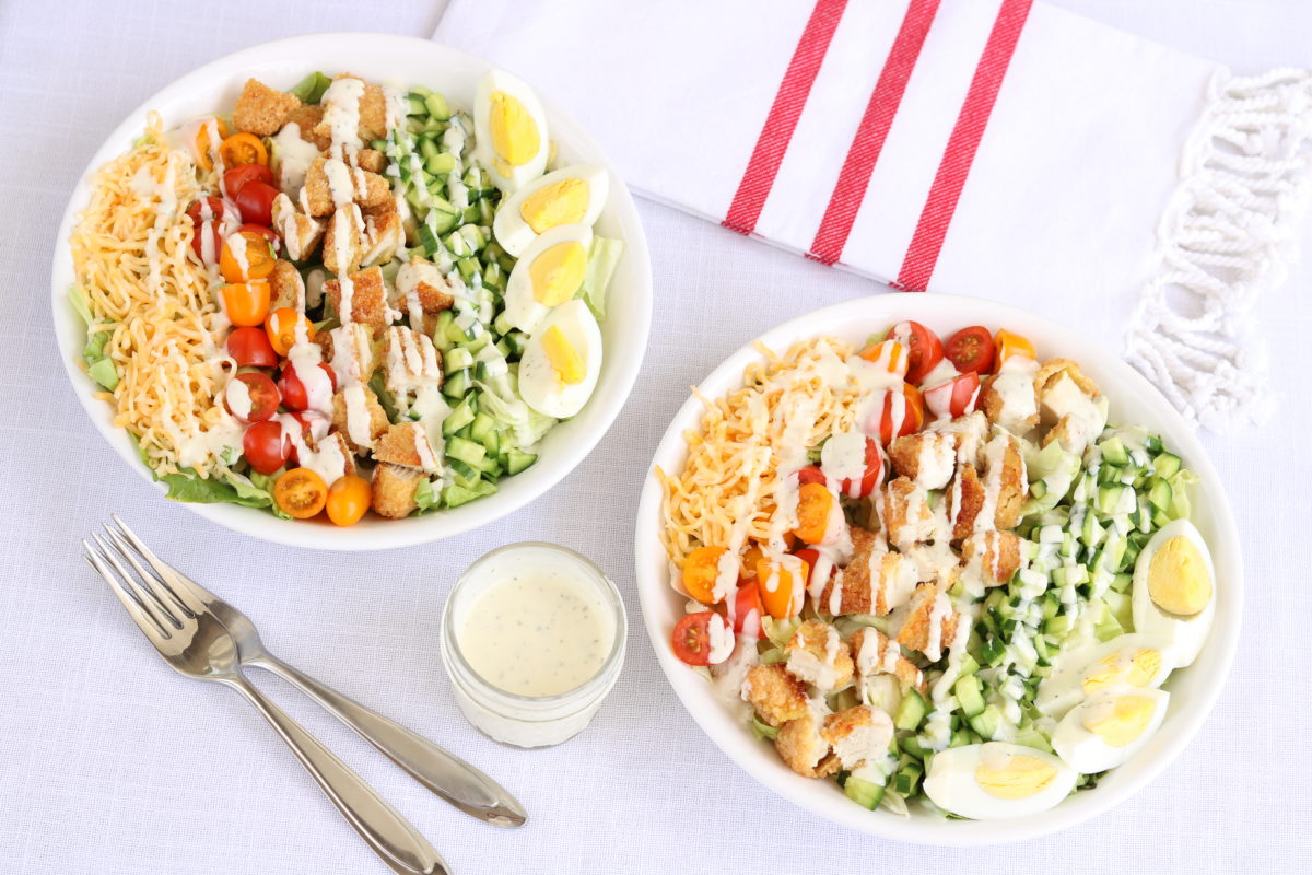 Easy Cobb Salad Kiss In The Kitchen