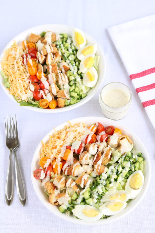 Cobb Salad with Ranch Dressing