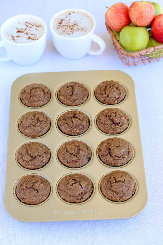 Gluten Free Apple Muffins with Chai Spice