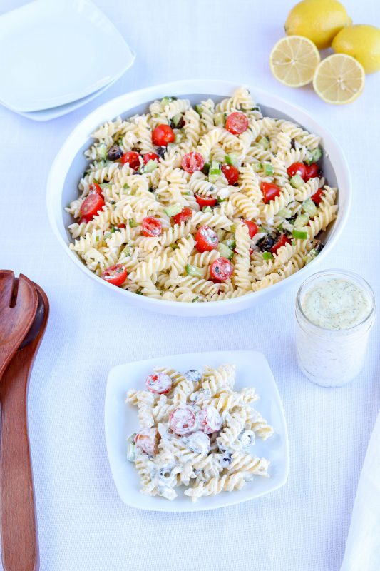 Pasta Salad with Creamy Dill Dressing