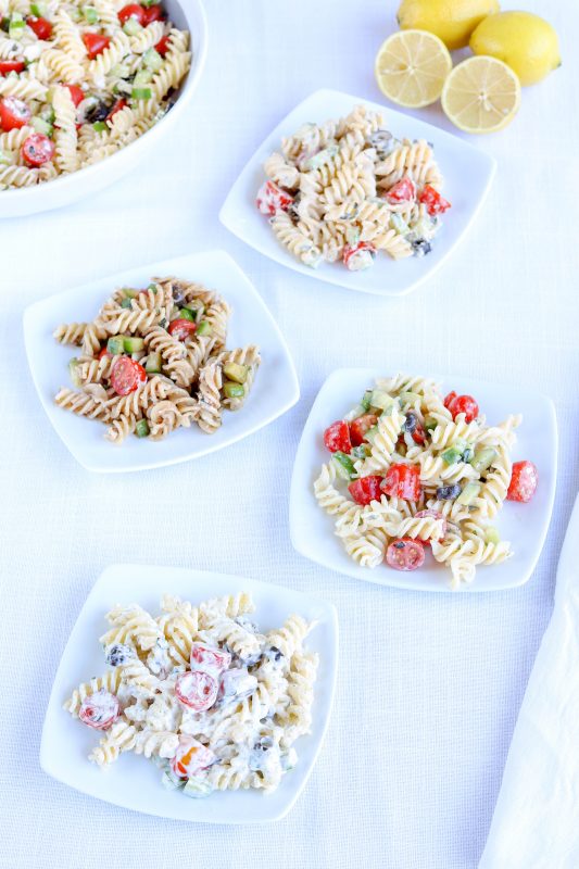 Pasta Salad 4 Different Ways