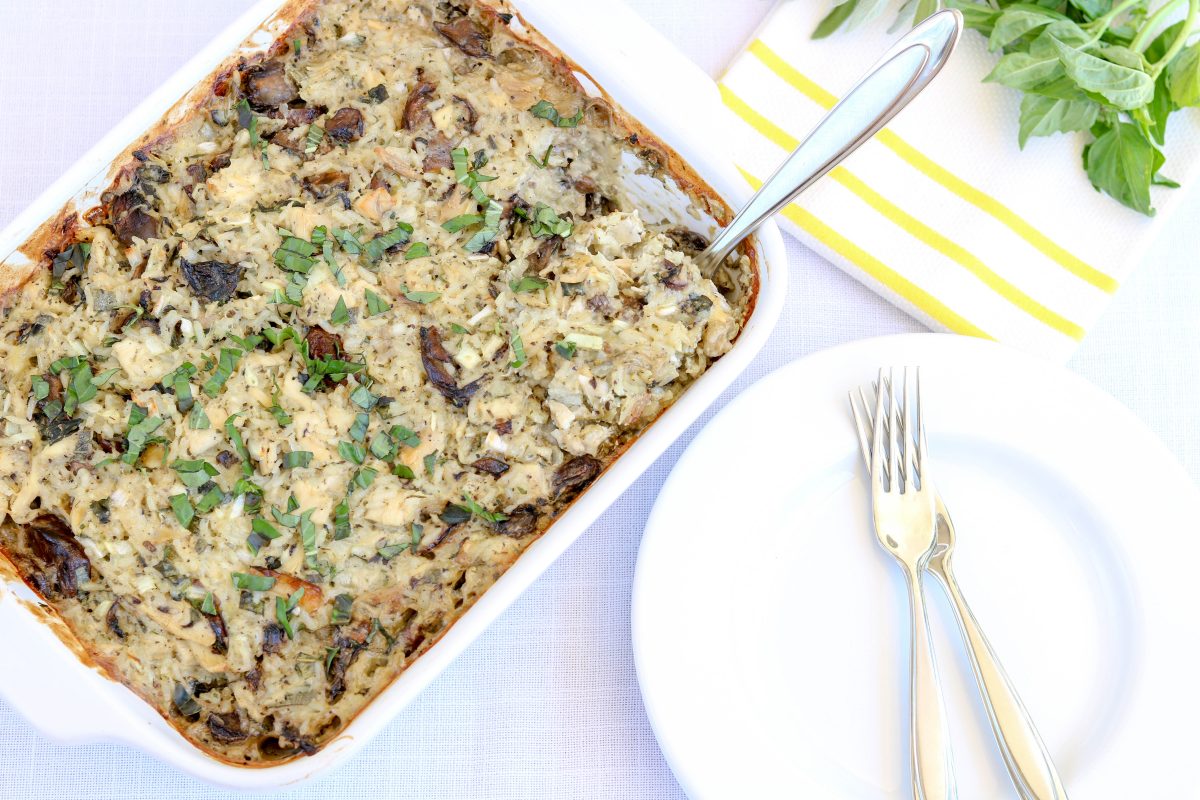 Healthy Chicken and Rice Casserole