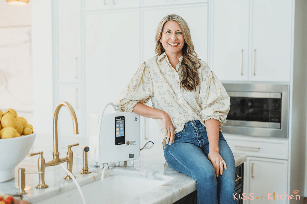 ionization machine in beautiful white kitchen